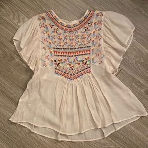 uo embroidered blouse